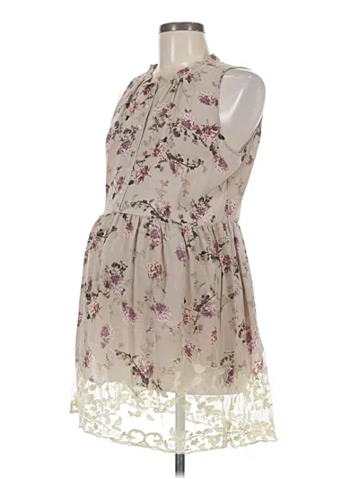 Pre-owned Johnny Was Casual Dress In Tan