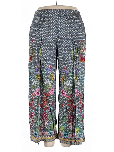 Pre-owned Johnny Was Casual Pants In Blue