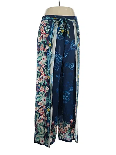 Pre-owned Johnny Was Casual Pants In Blue