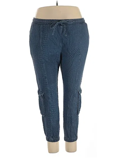 Pre-owned Johnny Was Casual Pants In Blue