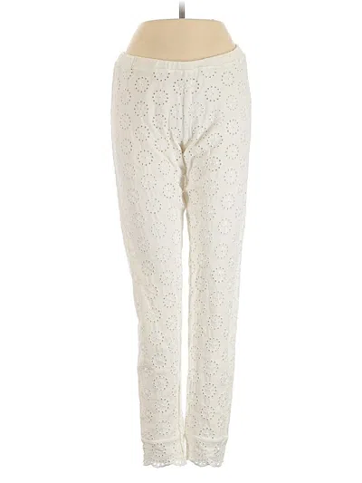 Pre-owned Johnny Was Casual Pants In Ivory