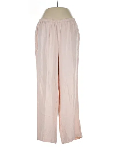 Pre-owned Johnny Was Casual Pants In Pink
