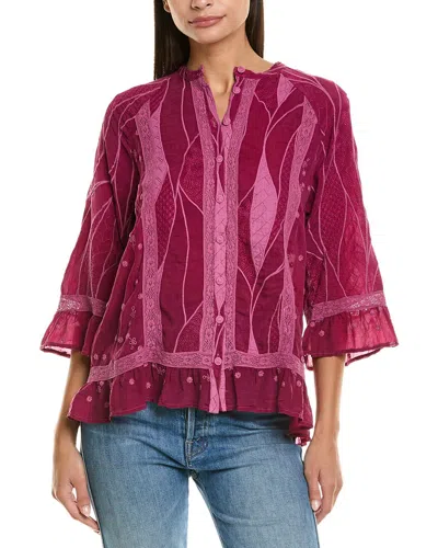 Johnny Was Chamylla Blouse In Purple