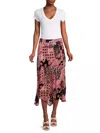 Johnny Was Chamylla Burnout Lined Skirt In Alvarado Burnout In Multi