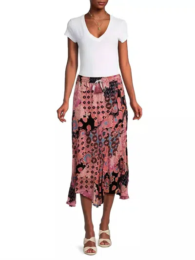 Johnny Was Chamylla Burnout Skirt In Alvarado Burnout