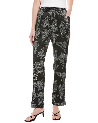Johnny Was Chani Silk-blend Pant In Black