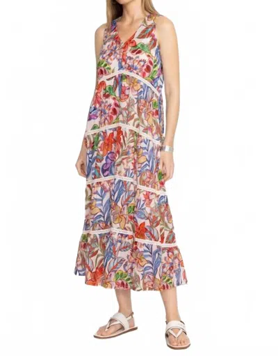 Johnny Was Chevron Tiered Tank Dress In Biarritz In Multi