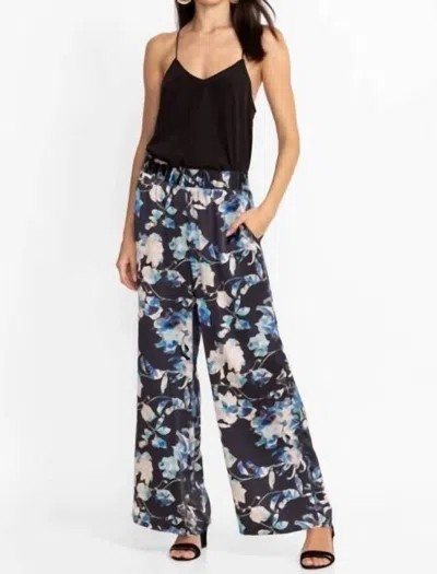 Johnny Was Chryssy Charmeuse Wide Leg In Blue