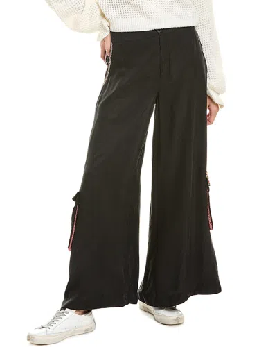 Johnny Was Clementine Palazzo Cargo Pant In Black