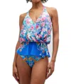 Johnny Was Color Blast Tankini Top In Multi In Multi
