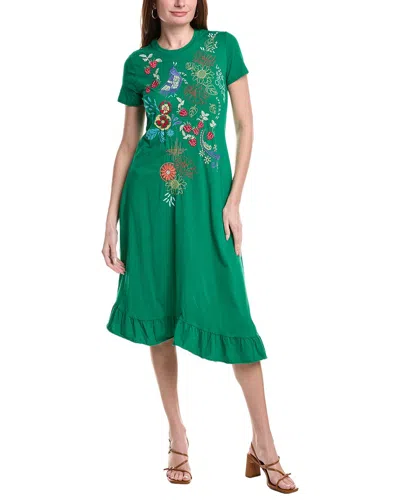 Johnny Was Cora Dress In Green