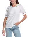 Johnny Was Crochet T-shirt In White