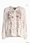 Johnny Was Curacao Poet Blouse In Ecr In White