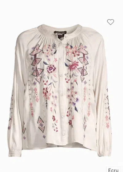 Johnny Was Curacao Poet Blouse In Ecr In White