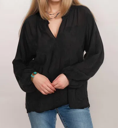 Johnny Was Daisy Arianda Blouse In Black