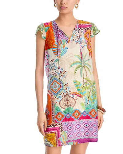 Johnny Was Daisy Printed Dress In Multi