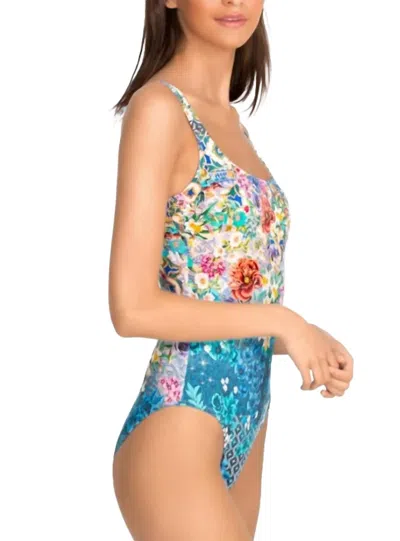Johnny Was Dawn Tank One Piece In Multi In Gold