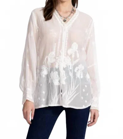 Johnny Was De Vries Tunic In White In Multi