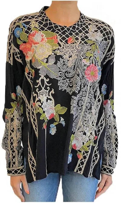 Johnny Was Dionne Blouse In Black