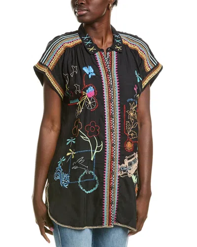 JOHNNY WAS JOHNNY WAS DIONNE SILK BLOUSE