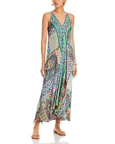 Johnny Was Diskana Eva V Neck Dress In Multi