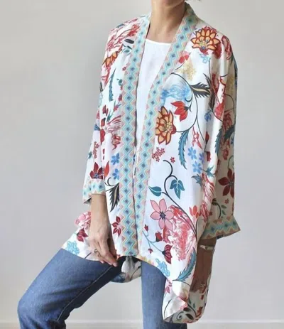 Johnny Was Dolce Kimono In Prazer Print In Multi