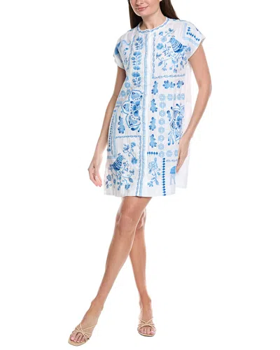 Johnny Was Dolman Linen Swing Tunic In White