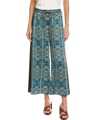 Johnny Was Dolores Silk-blend Pant In Multi
