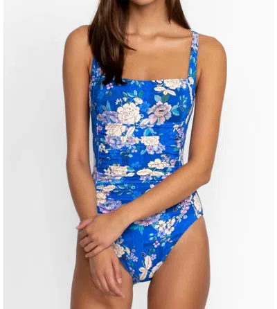 Johnny Was Dove One Piece Swimsuit In Blue Multi