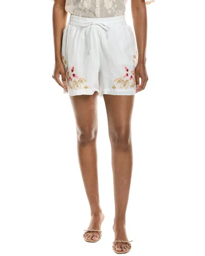 Johnny Was Drawstring Short In Blue