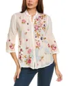 Johnny Was Dyllan Blouse In White