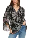 Johnny Was Edina Fringe Blouse In Multi