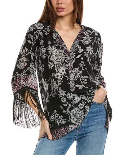 Johnny Was Edina Fringe Blouse In Multi