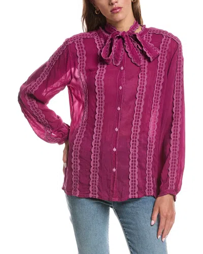 Johnny Was Eira Blouse In Animal Print