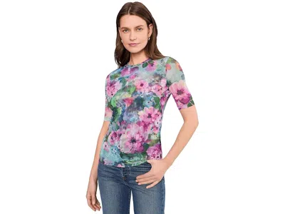 Johnny Was Women's Magnolia Meadow Mesh Top In Multi