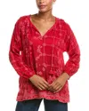 Johnny Was Eli Shirt In Ere-equestrian Red