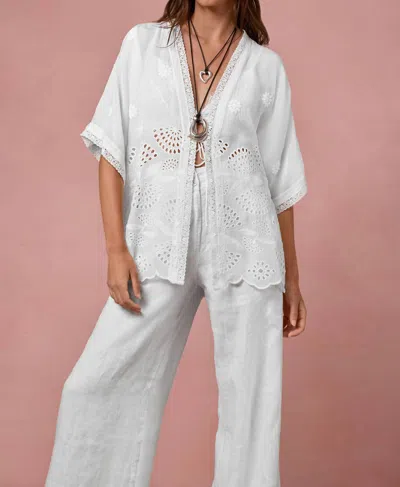 Johnny Was Elijah Kimono In White