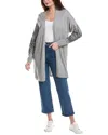 Johnny Was Elodie Relaxed Wool & Cashmere-blend Cardigan In Gray