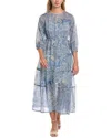 Johnny Was Els Midi Dress In Blue