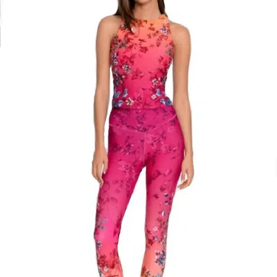 Johnny Was Emboy Bee Active V-yoke Legging In Multi In Neutral