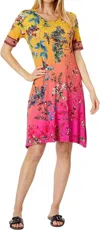 Johnny Was Emboy Swing Knit Mini Dress Multi In Multi