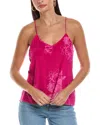 Johnny Was Etta Silk-blend Cami In Pink