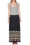 Johnny Was Evan Maxi Skirt In Black In Black