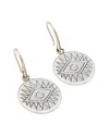 Johnny Was Evil Eye Dangle Earrings In Metallic