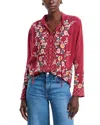 Johnny Was Fargo Blouse In Pomegranate