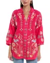 Johnny Was Felicity Tunic In Virtual Pink In Pink