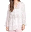 Johnny Was Fleur De Jour Tunic In Off White