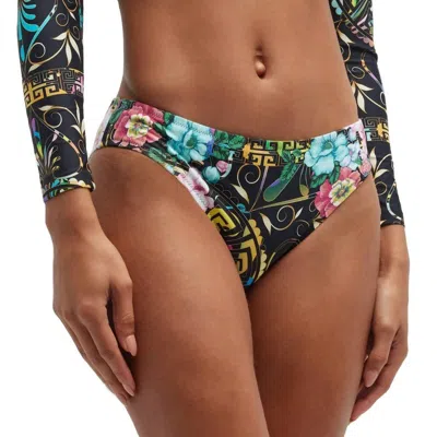 Johnny Was Floral Peace Hipster Bikini Bottoms In Neutral