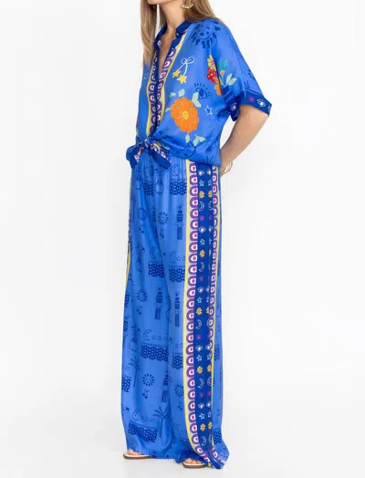 Johnny Was Frankie Easy Pant In Niccola In Blue
