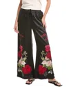 Johnny Was Frankie Easy Silk-blend Pant In Multi